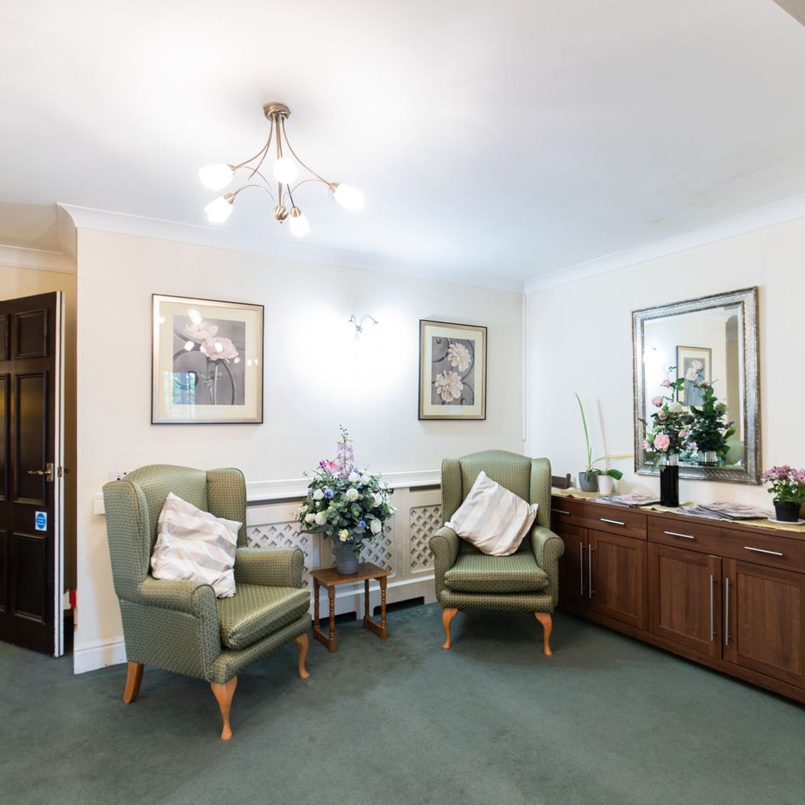 Falcon house waiting room