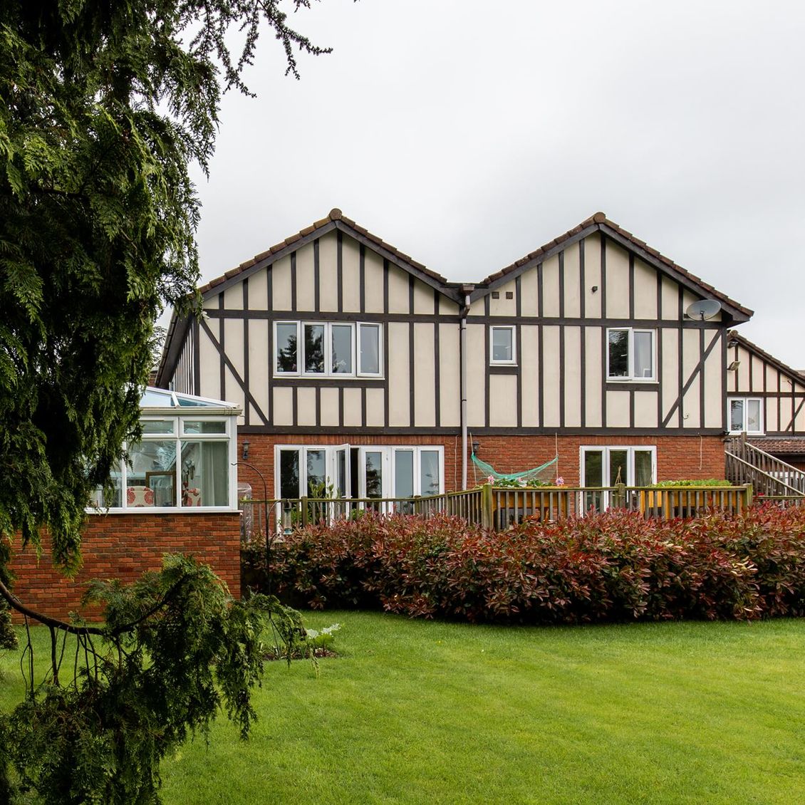 Falcon house from the back